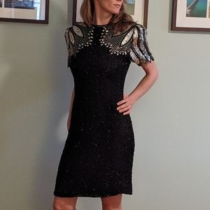 Laurence Kazar Beaded Dress